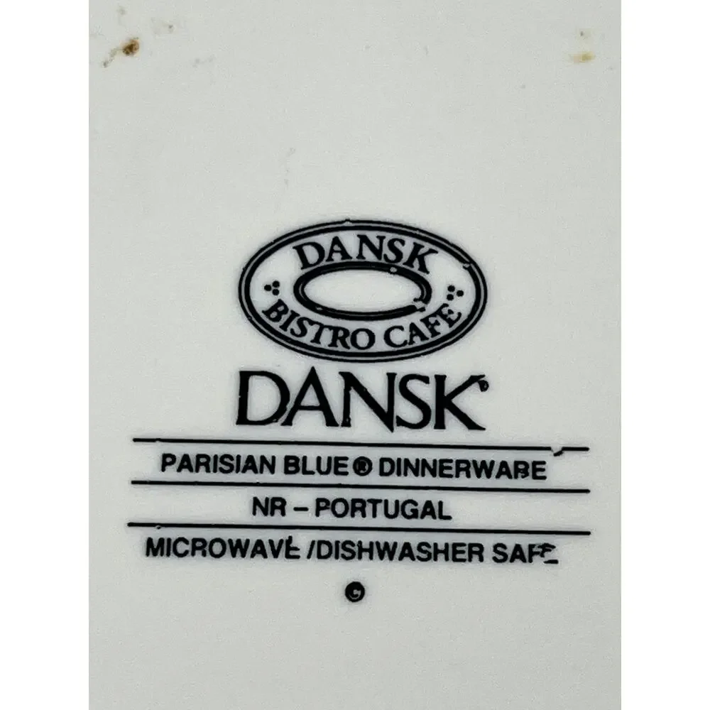 DANSK Parisian Blue Cafe Bistro 8.75